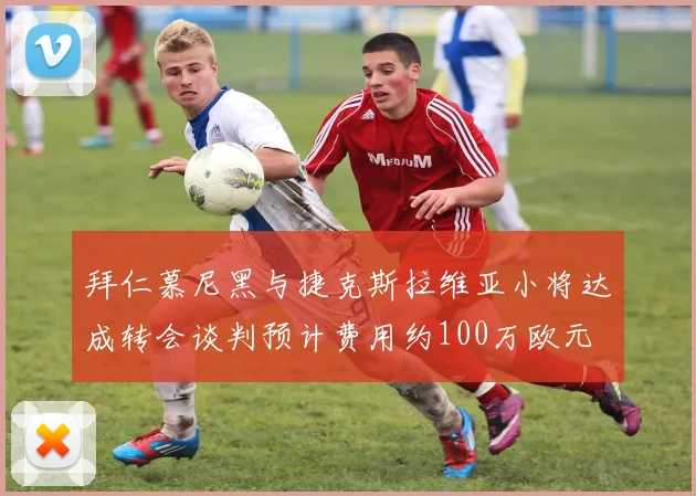 拜仁慕尼黑与捷克斯拉维亚小将达成转会谈判预计费用约100万欧元